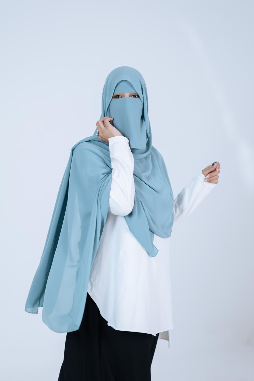 Rectangular hijab
