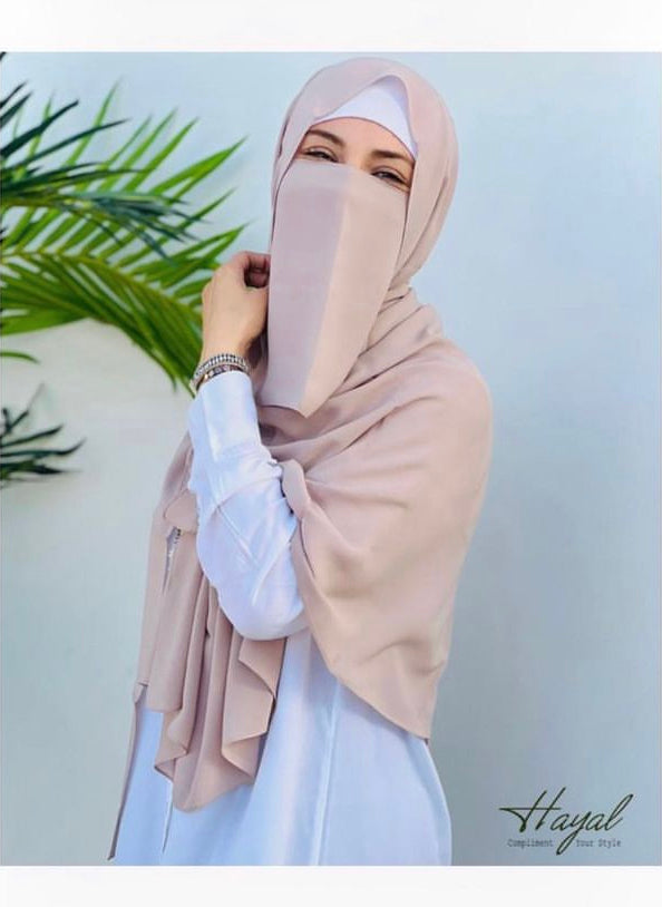 Rectangular hijab