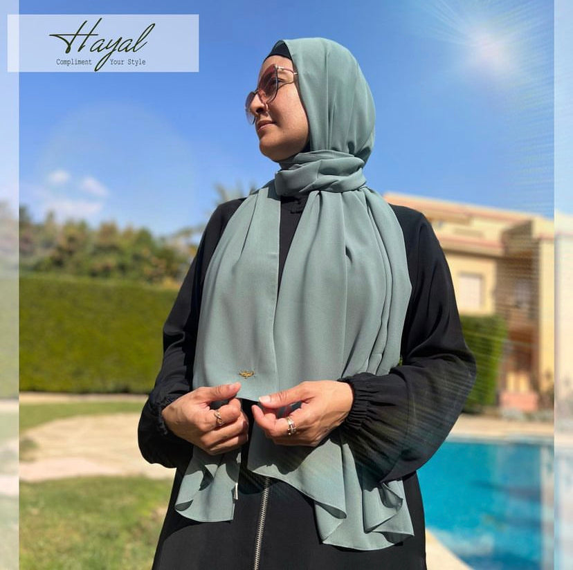 Rectangular hijab