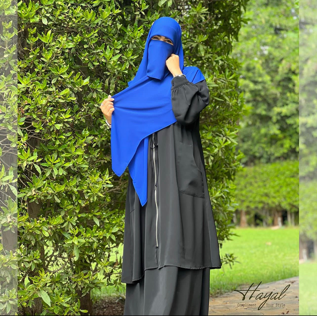 Rectangular hijab