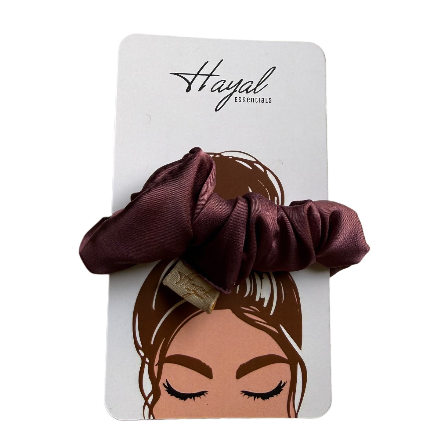 Satin scrunchie